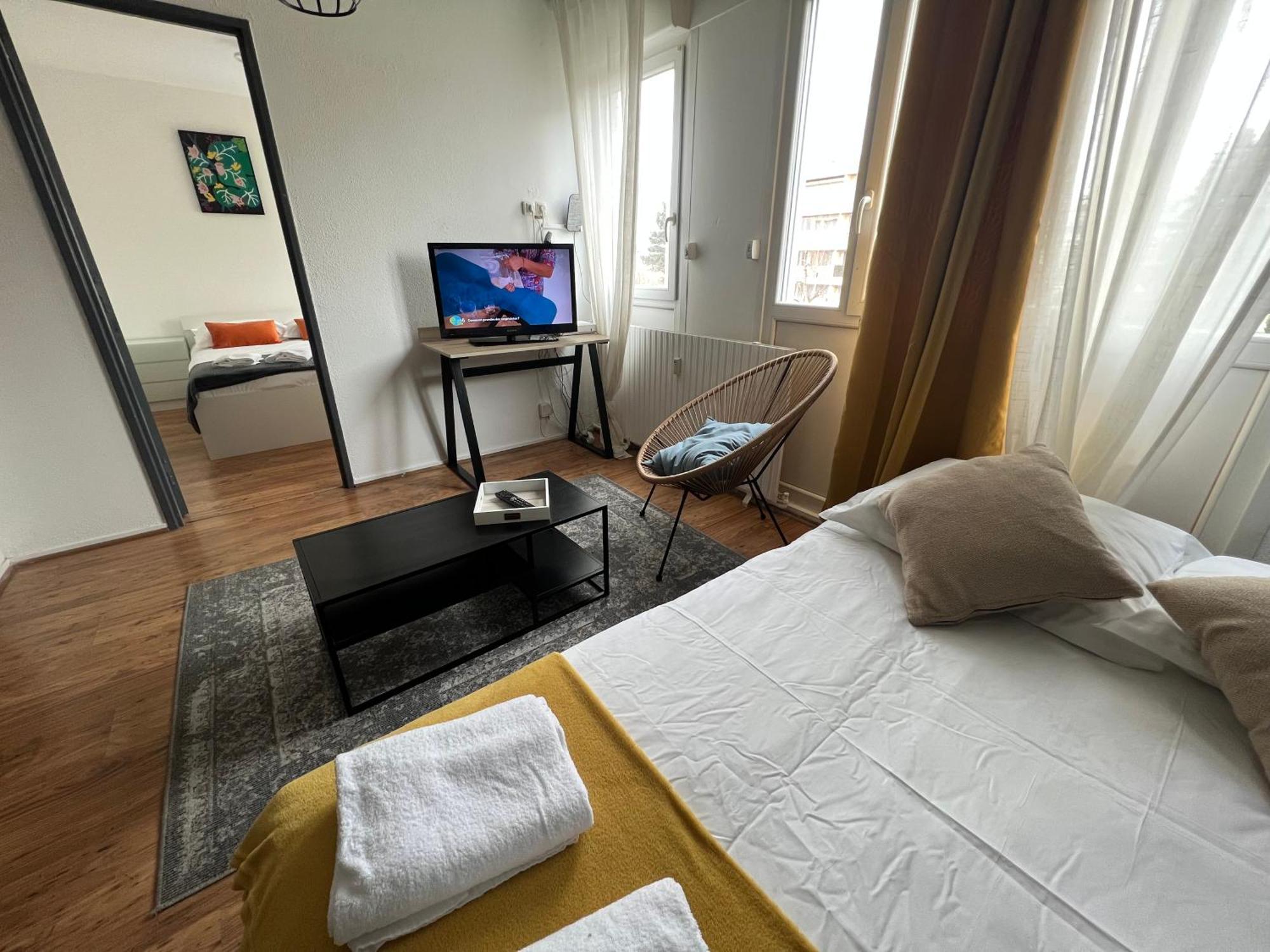 Mon Palmier Grand Appartement Parking Un-Sejour-A-Part Metz Kültér fotó